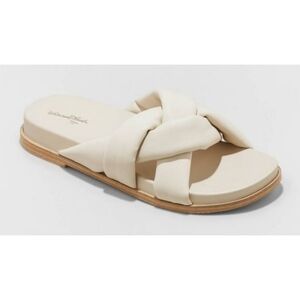 Universal Thread Cream Cosette Padded Sandals